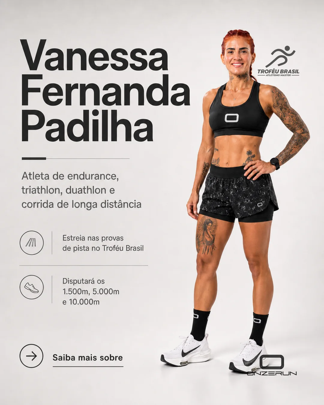 Vanessa Fernanda Padilha no time 11RUN para o Troféu Brasil Master 2026