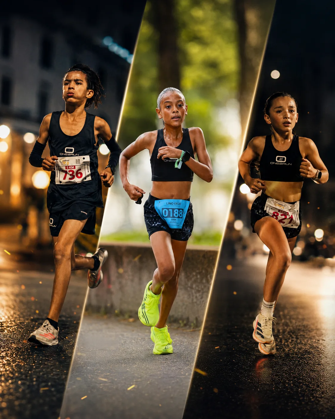 Atletas 11Run em provas de corrida