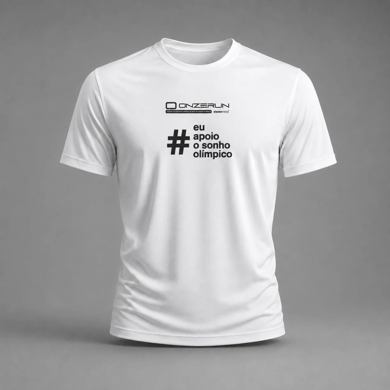 Camiseta "Eu Apoio o Sonho Olímpico"