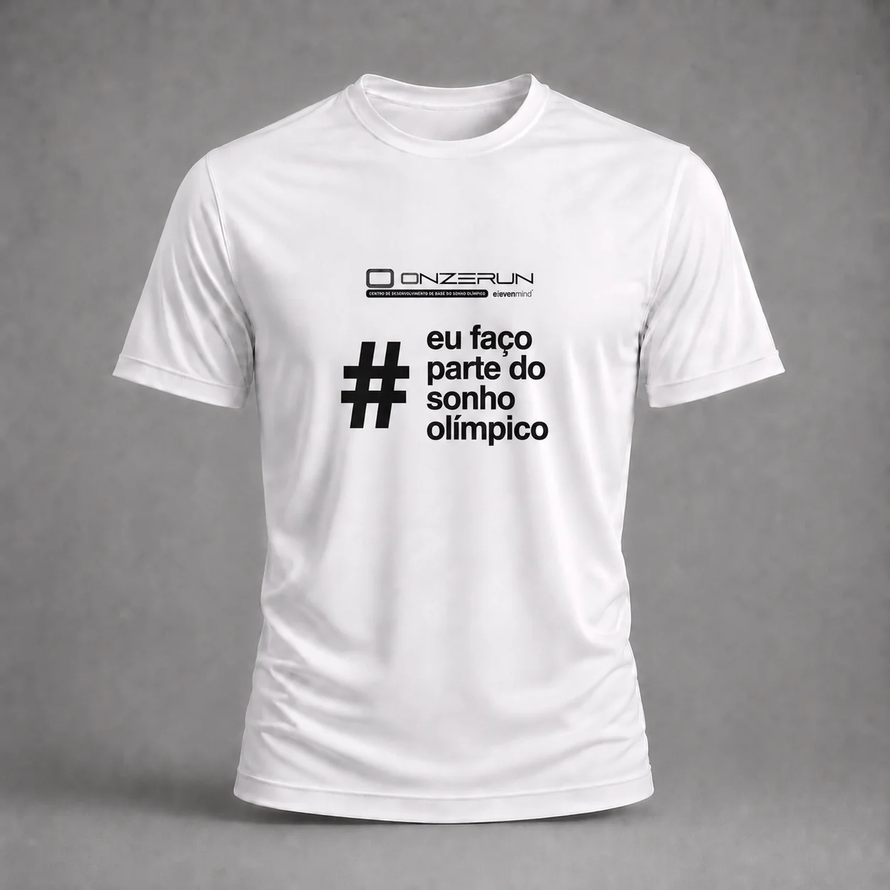 Camiseta "Eu Faço Parte do Sonho Olímpico"